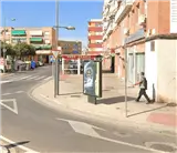 Mupi en avenida Hispanidad, Puerto de Sagunto Mupi en av. Hispanidad junto a plaza de la Ribera en Puerto de Sagunto